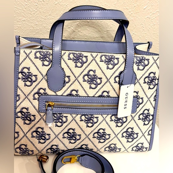 GUESS Tote Bag | Travel Bag  with Top Handles and Detachable/Adjustable Strap - Picture 3 of 17